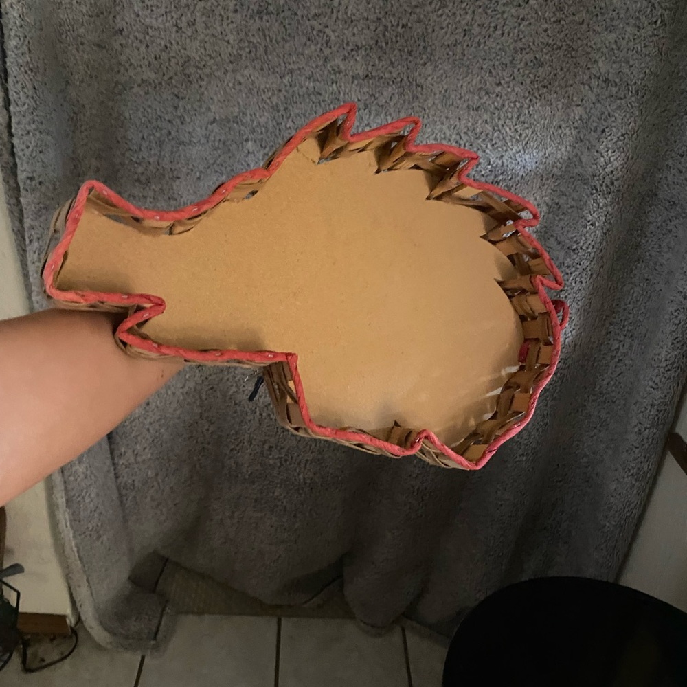 Red and Brown Hedgehog Wall Decor